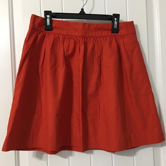NWT Banana Republic Orange Skirt - Picture 1 of 6